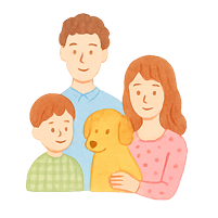 家族みんなで見送れる